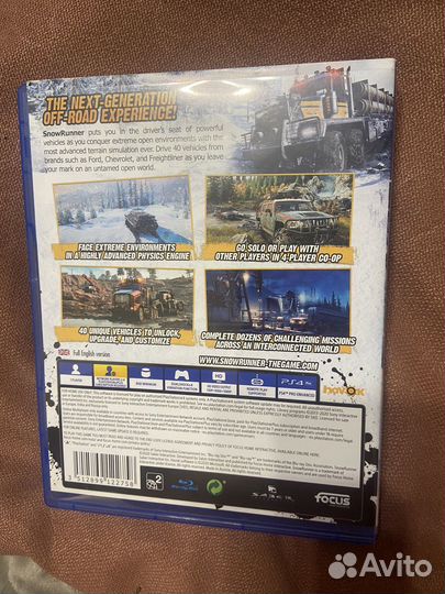 Snowrunner ps4 диск