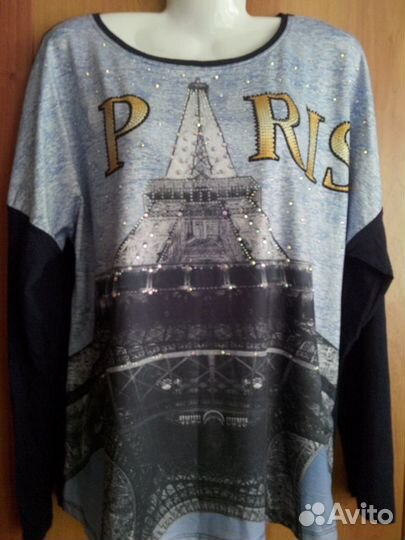 Вискоза- от 48-52 раз трикотаж со стразами