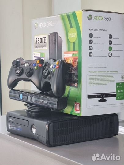 Прошитая xbox360S 500gb + много крутых игр