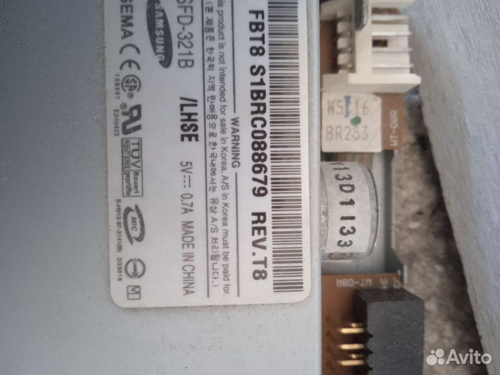 Материнская плата с процессором и памятью