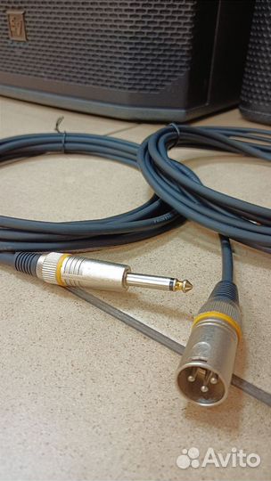 Кабель XLR male на jack 6.3 длина 5 м