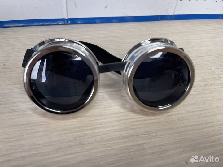 Очки гогглы стимпанк солнцезащитные