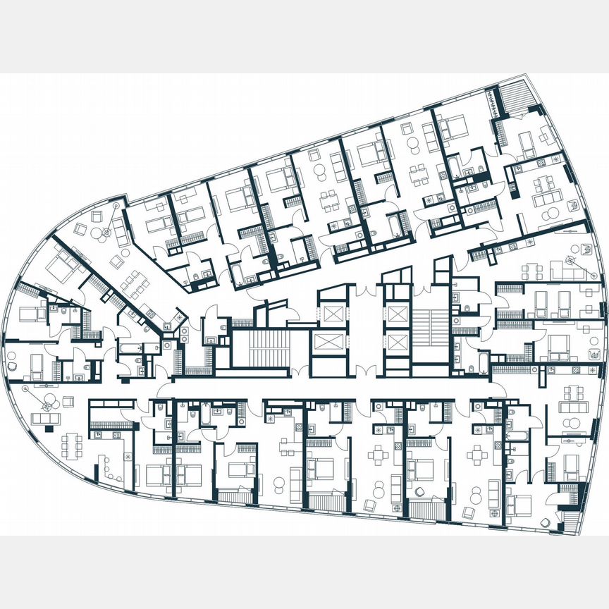 2-к. квартира, 96,7 м², 13/20 эт.
