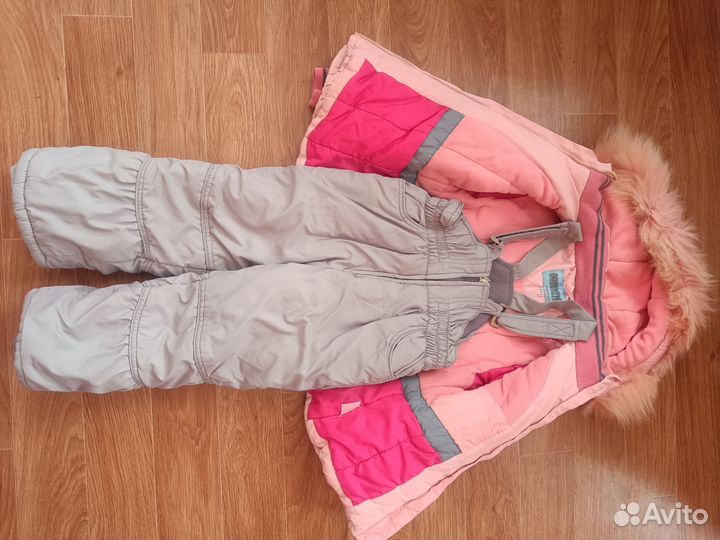 Зимний комбинезон для девочки 98 размер