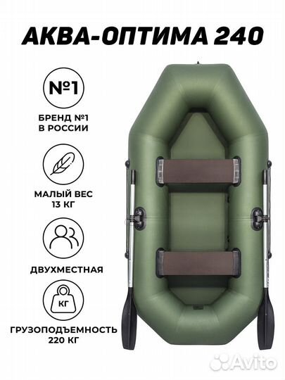 Лодка пвх аква оптима 240