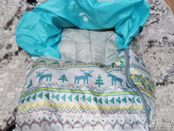 Сидушка+чехол для ножек на санки