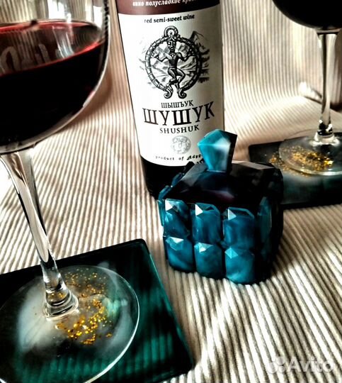 Шкатулка из эпоксидной смолы