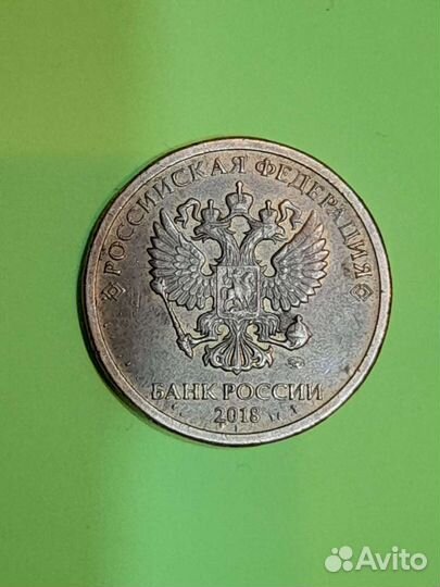 Монета 10 рублей брак