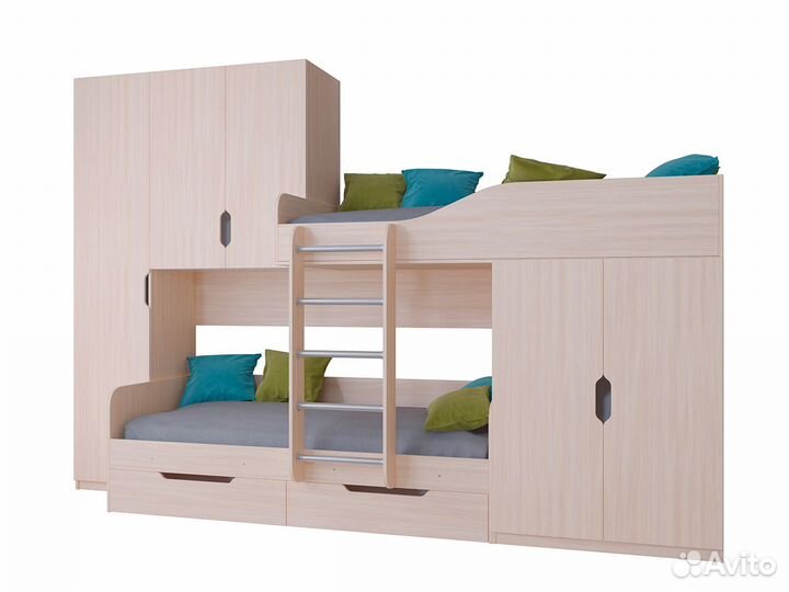 Кровать двухъярусная 