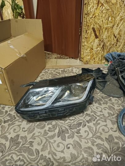 Левая фара geely кулрей