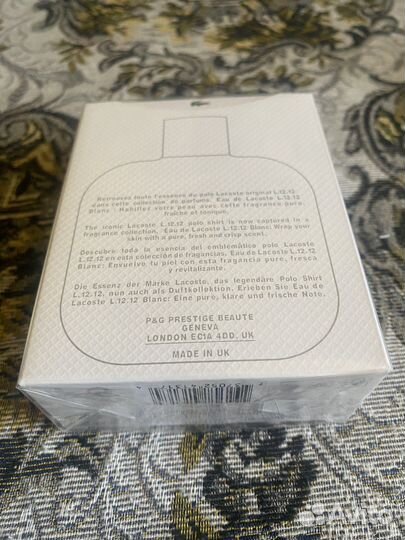 Духи Lacoste L 12.12 Blanc White Бланк edt 100 ml
