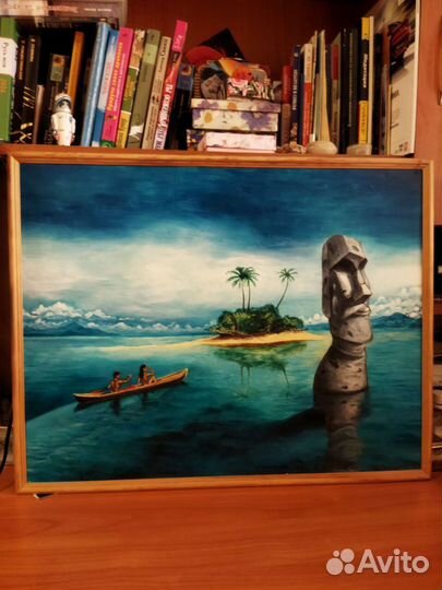 Картина маслом московского художника