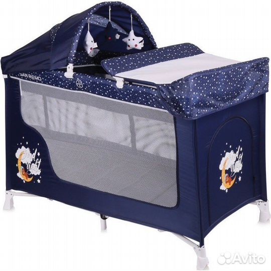 Манеж кровать Lorelli San Remo 2 Layers Plus