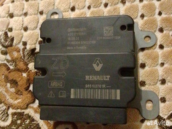 Блок управления SRS Renault Logan