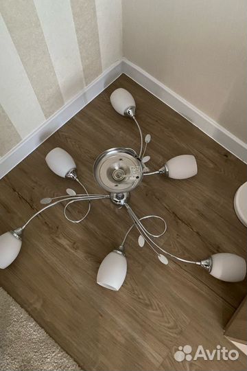 Люстра потолочная бу