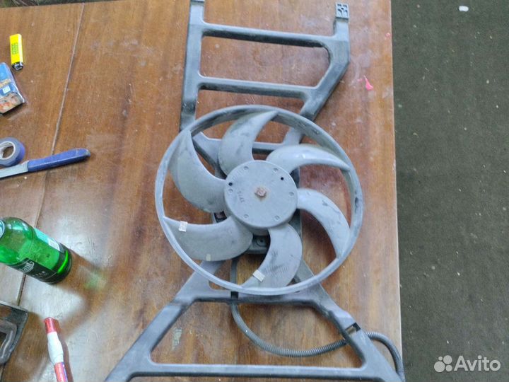 Вентилятор радиатора Renault Scenic II оригинал