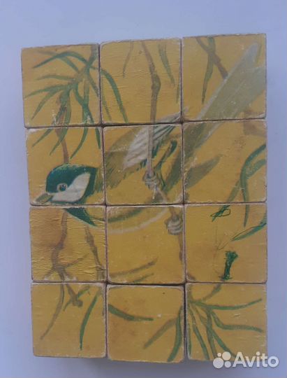 Кубики деревянные СССР