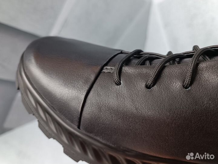 Ботинки Ecco кожаные