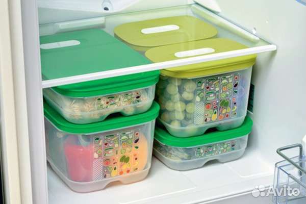 Tupperware Контейнер умный холодильник 1,8 и 4,4 л
