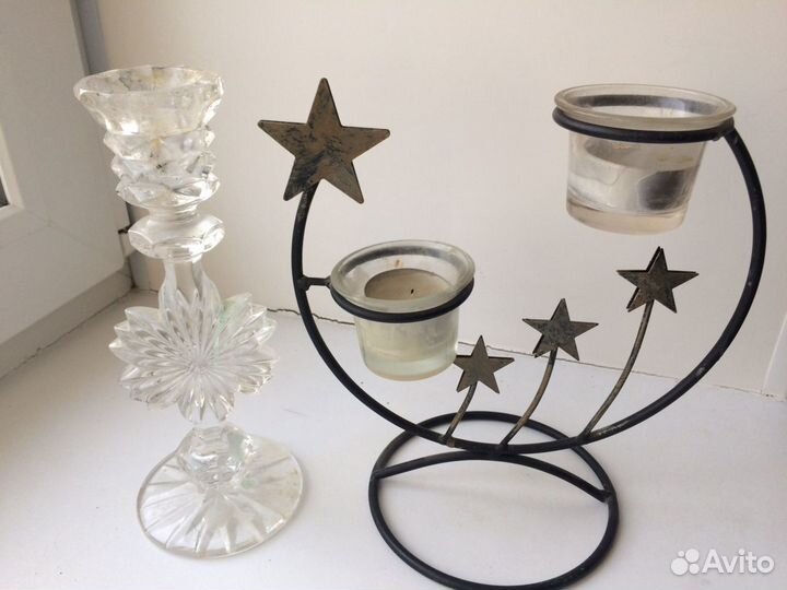 Подсвечник металлический