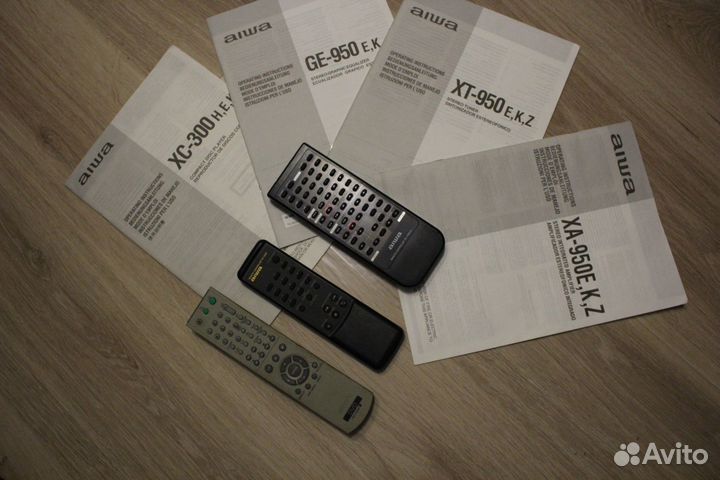 Пульты от аудиотехники aiwa