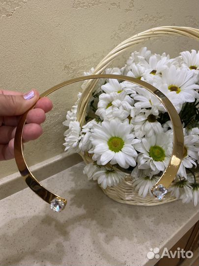 Колье чокер Lime с кристаллами