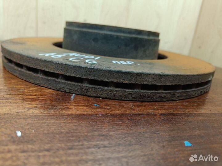 Диск передний тормозной Audi A6 C6