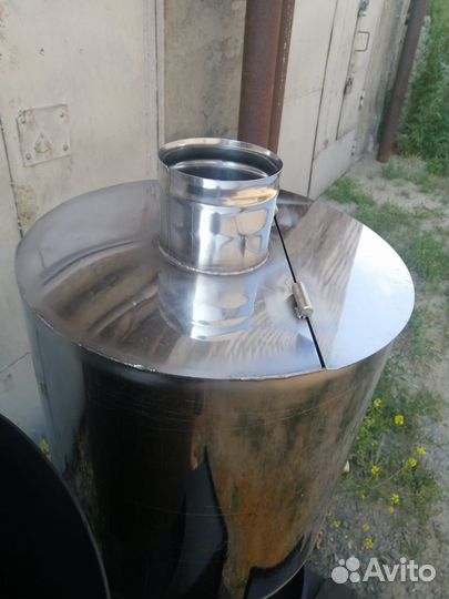 Печи для бани из трубы