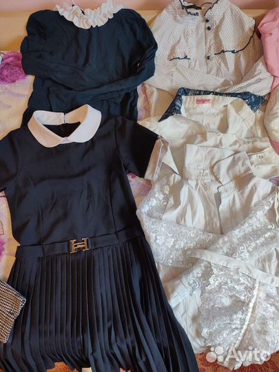 Школьные вещи на девочку 122-128 пакетом