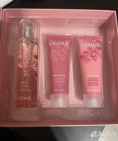 Подарочный набор caudalie Rose de Vigne