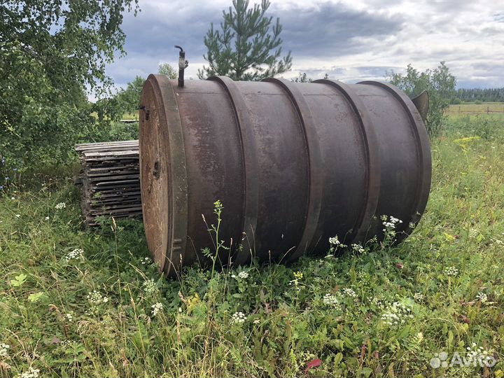 Бочка металлическая