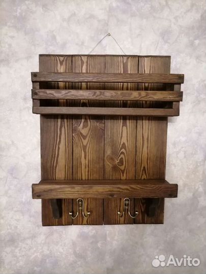 Полка из массива дерева ручной работы