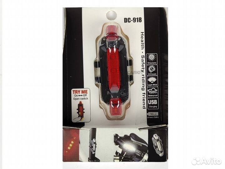 Фонарь вело DC-918