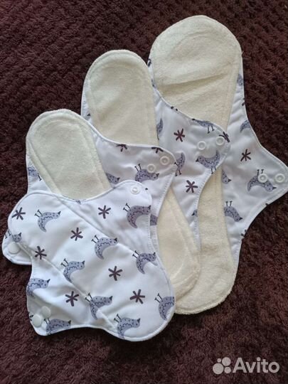 Многоразовые прокладки женские для месячных набор