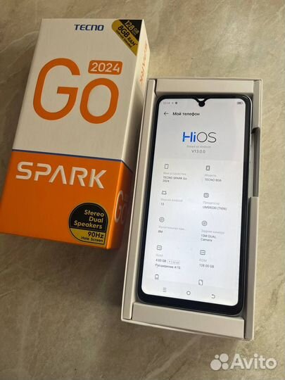 TECNO Spark Go 2024, 4/128 ГБ