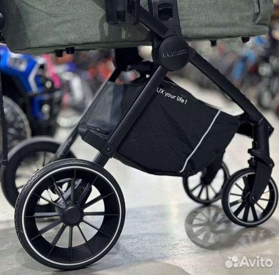 Коляска 3в1 модульная Новая (Зелёный)