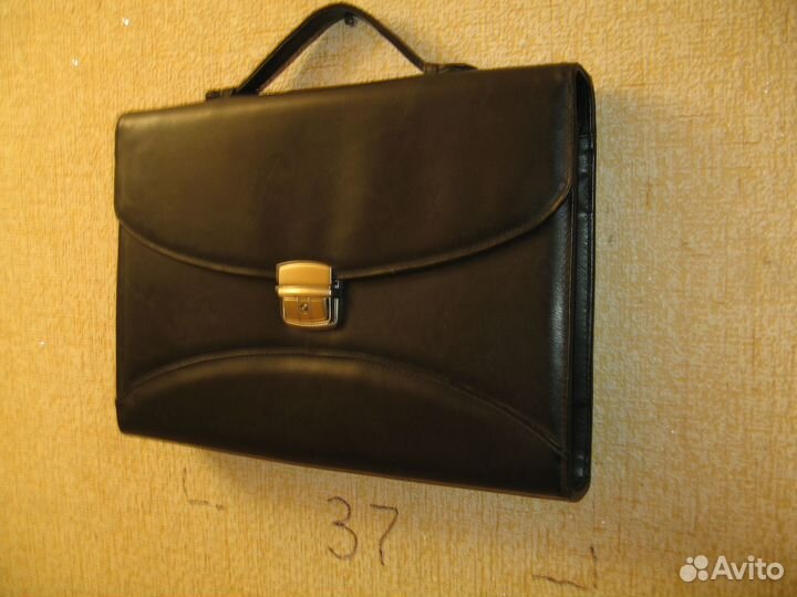 Мужской кожаный портфель бу