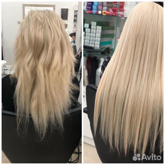 Наращивание волос на дому