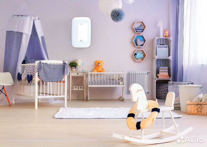 Приточная вентиляция с подогревом, Бризер на 75 м2