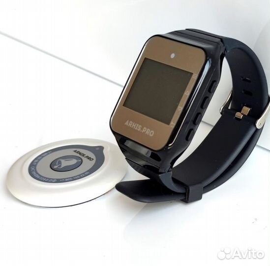 Кнопка вызова официанта, персонала, пейджер часы