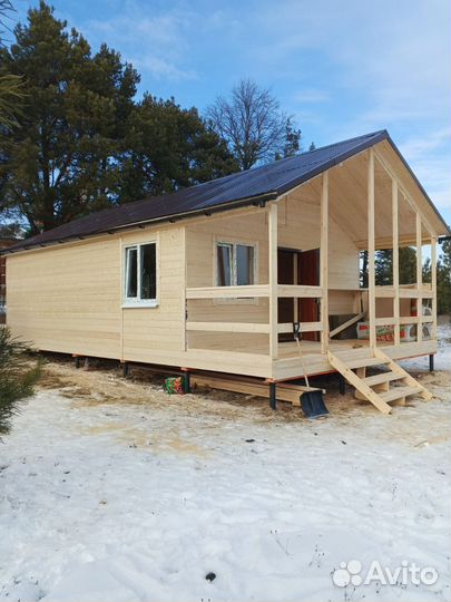 Каркасный дом 6х10