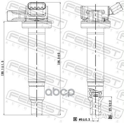 Катушка зажигания 01640004 Febest