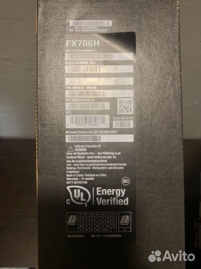 Новый ноутбук Asus TUF Gaming F17 / i5 / RTX 3050