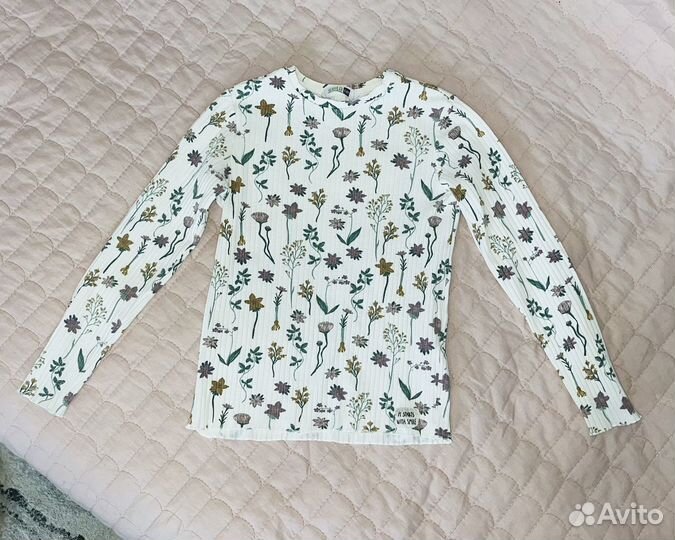 Лонгслив для девочки 140