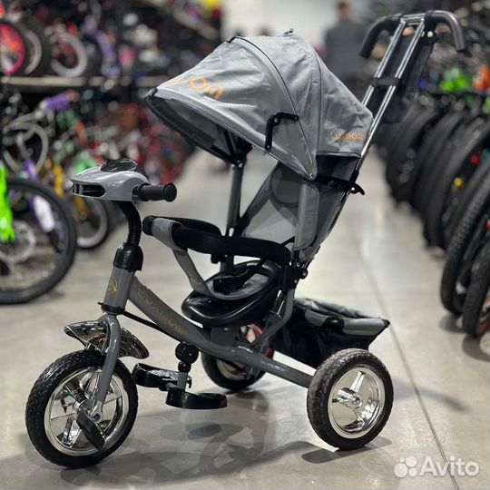 Детский велосипед с родительской ручкой