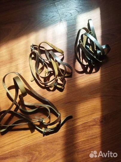 Ремни укладка офицер.плащ палатки СССР 3 штуки