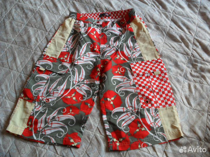 Шорты пляжные, рост 140-150