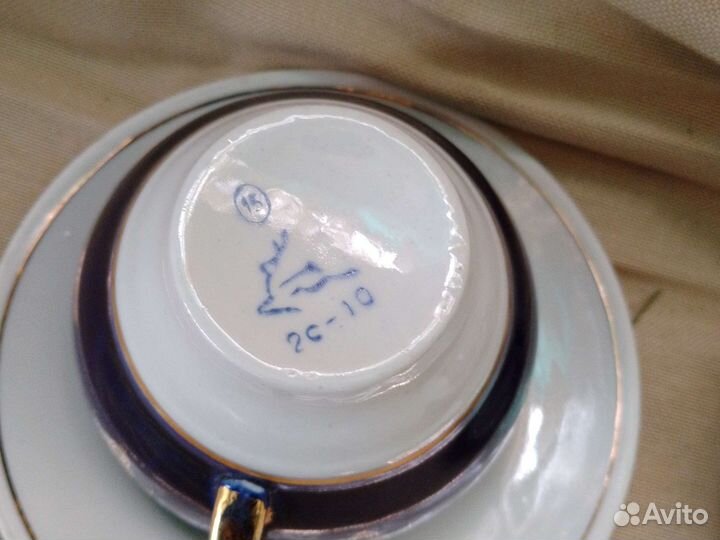 Чайная пара кобальт