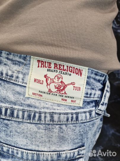 Джинсы true religion синие