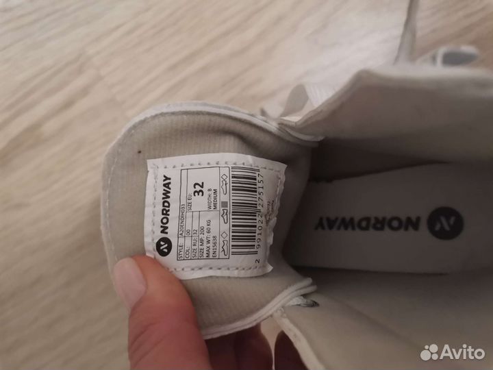 Коньки фигурные nordway размер 32